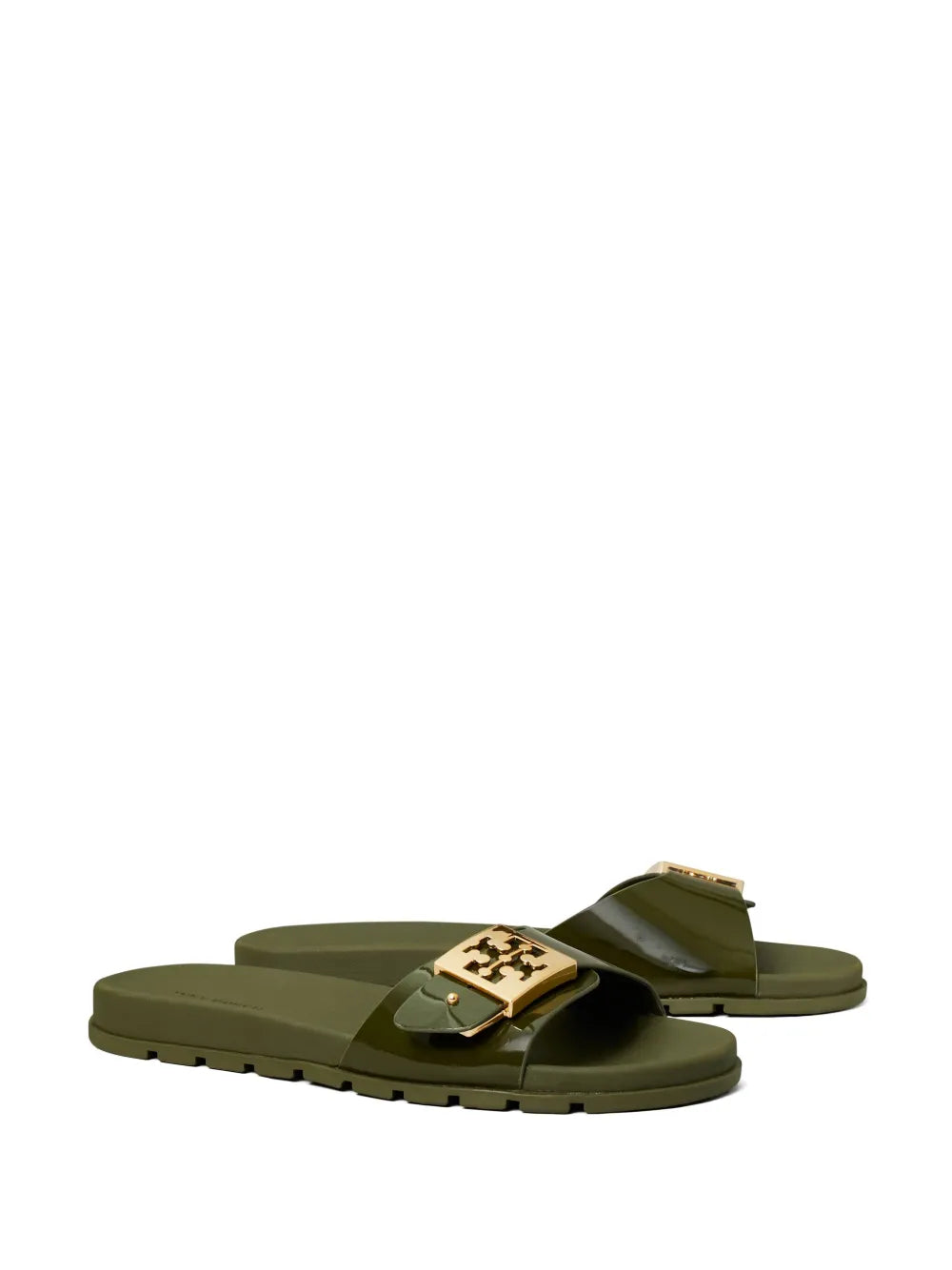 Tory Burch buckle slides 