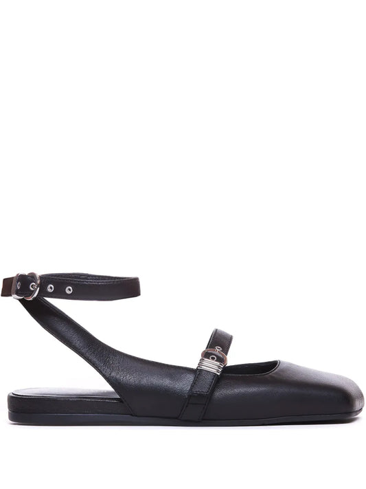 Vic Matie leather ballerina shoes