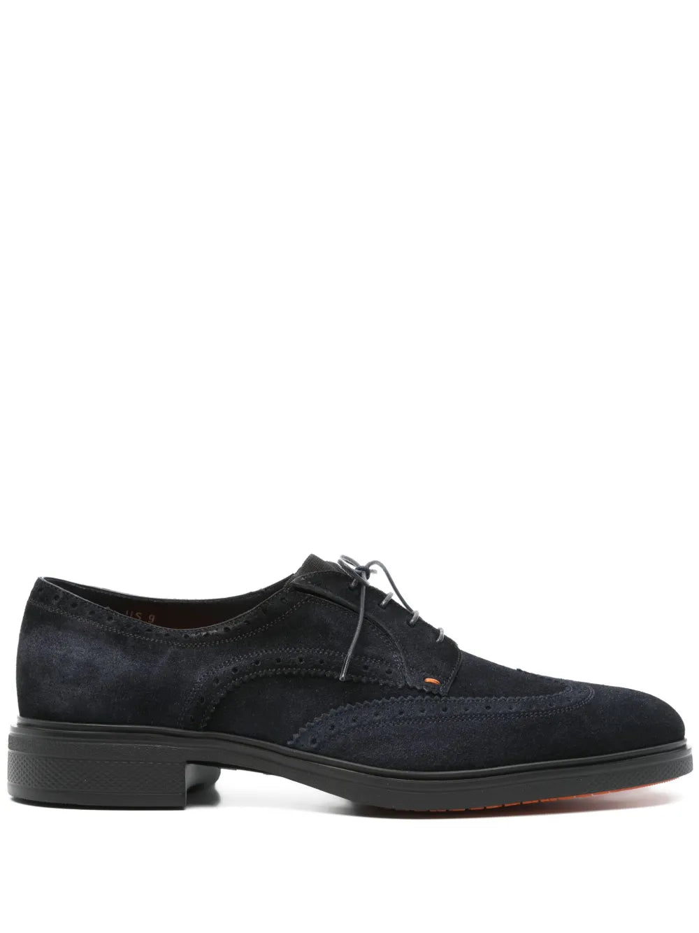 Santoni suede Oxford shoes
