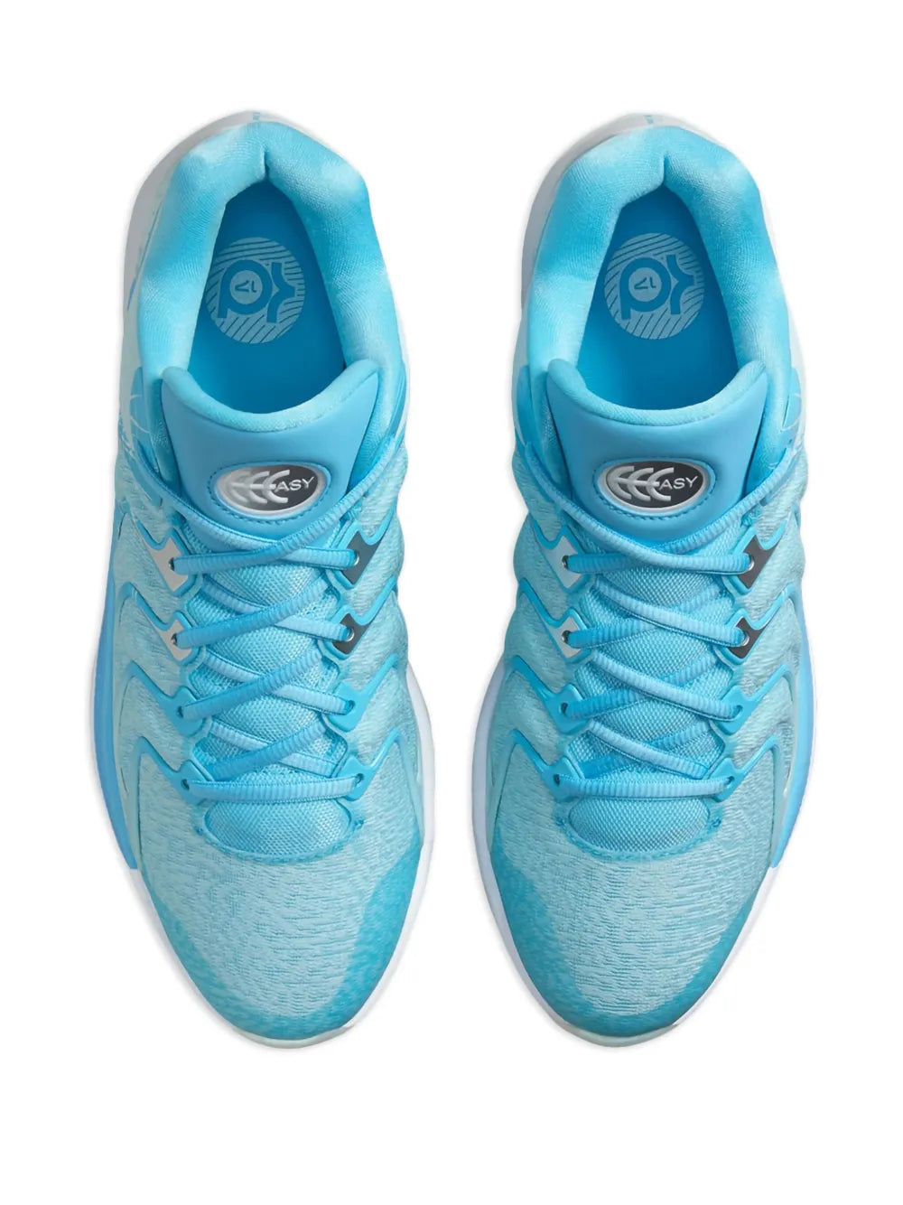 Nike KD17 "Christmas - Aquarius Blue/Glacier Blue/Metallic Silver" sneakers