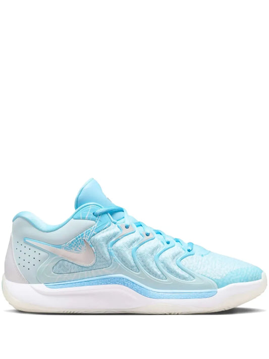 Nike KD17 "Christmas - Aquarius Blue/Glacier Blue/Metallic Silver" sneakers