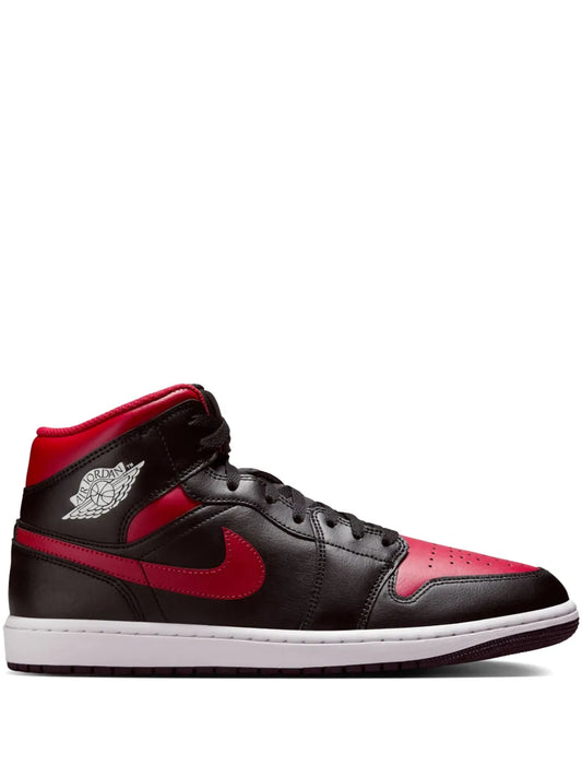 Jordan Jordan 1 Mid "Bred Twist - Black/Varsity Red/Summit White" sneakers