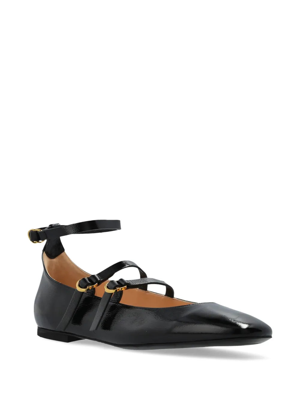 Odissì leather ballet flats