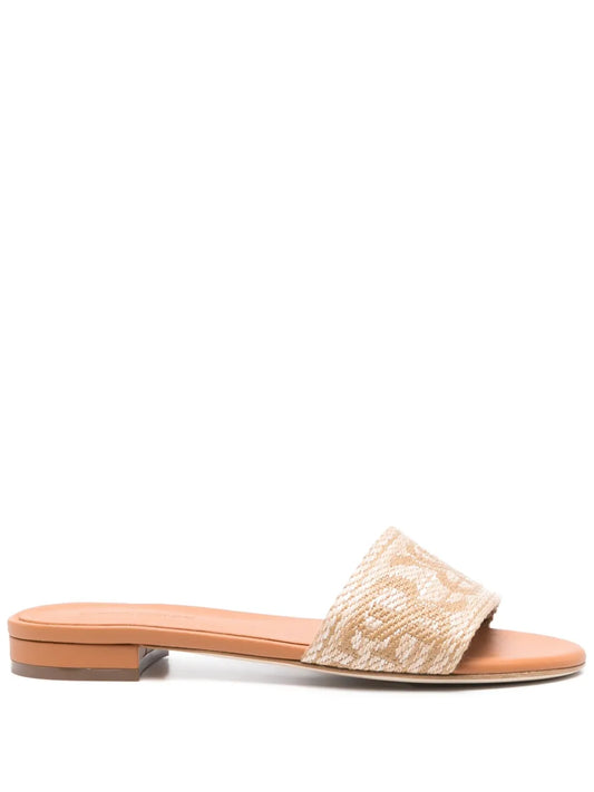 Ermanno Scervino logo-jacquard sandals