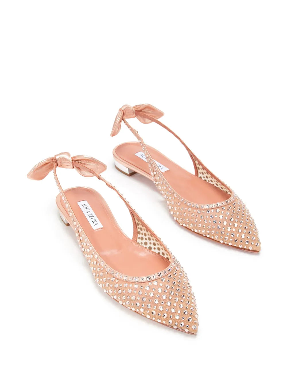 Aquazzura bow-embellished ballerina shoes