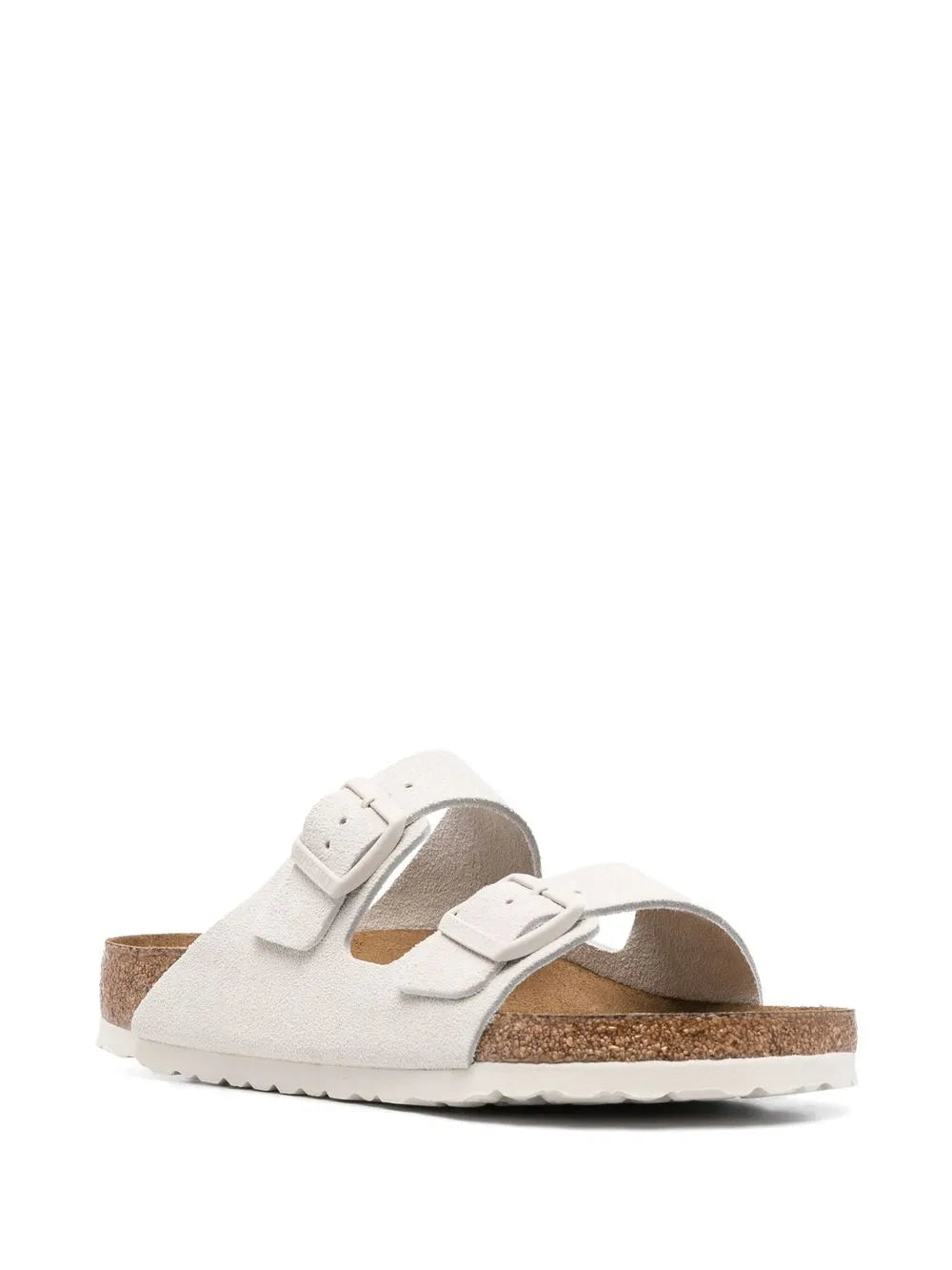Birkenstock ARIZONA SOFT FOOTBED "Suede Leather - Antique White"