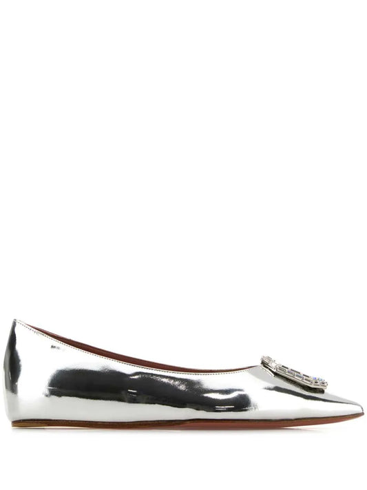 Amina Muaddi Camelia ballet flats