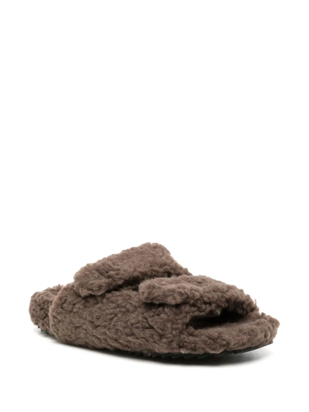 James Perse double straps shearling slide