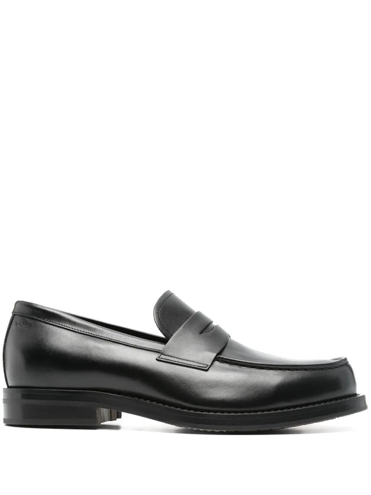 BOSS leather loafers