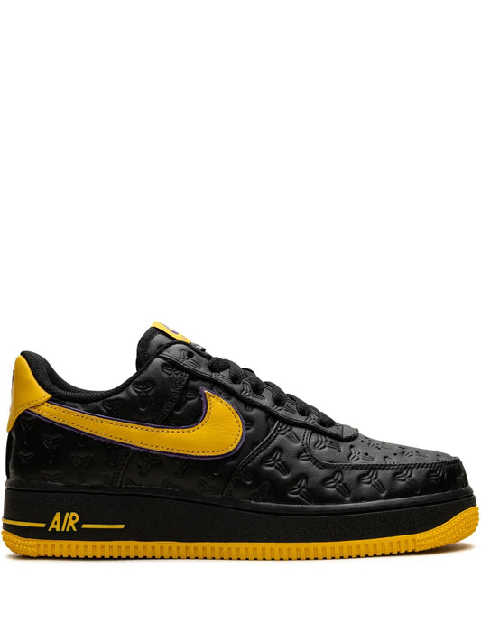 Nike x Kobe Bryant Air Force 1 Low "Lakers Away - Black/Varsity Maize/Varsity Purple" sneakers