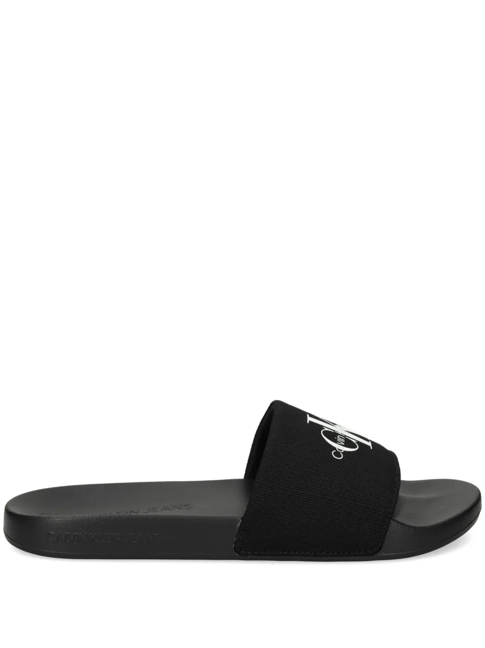 Calvin Klein Jeans logo-embellished canvas slides