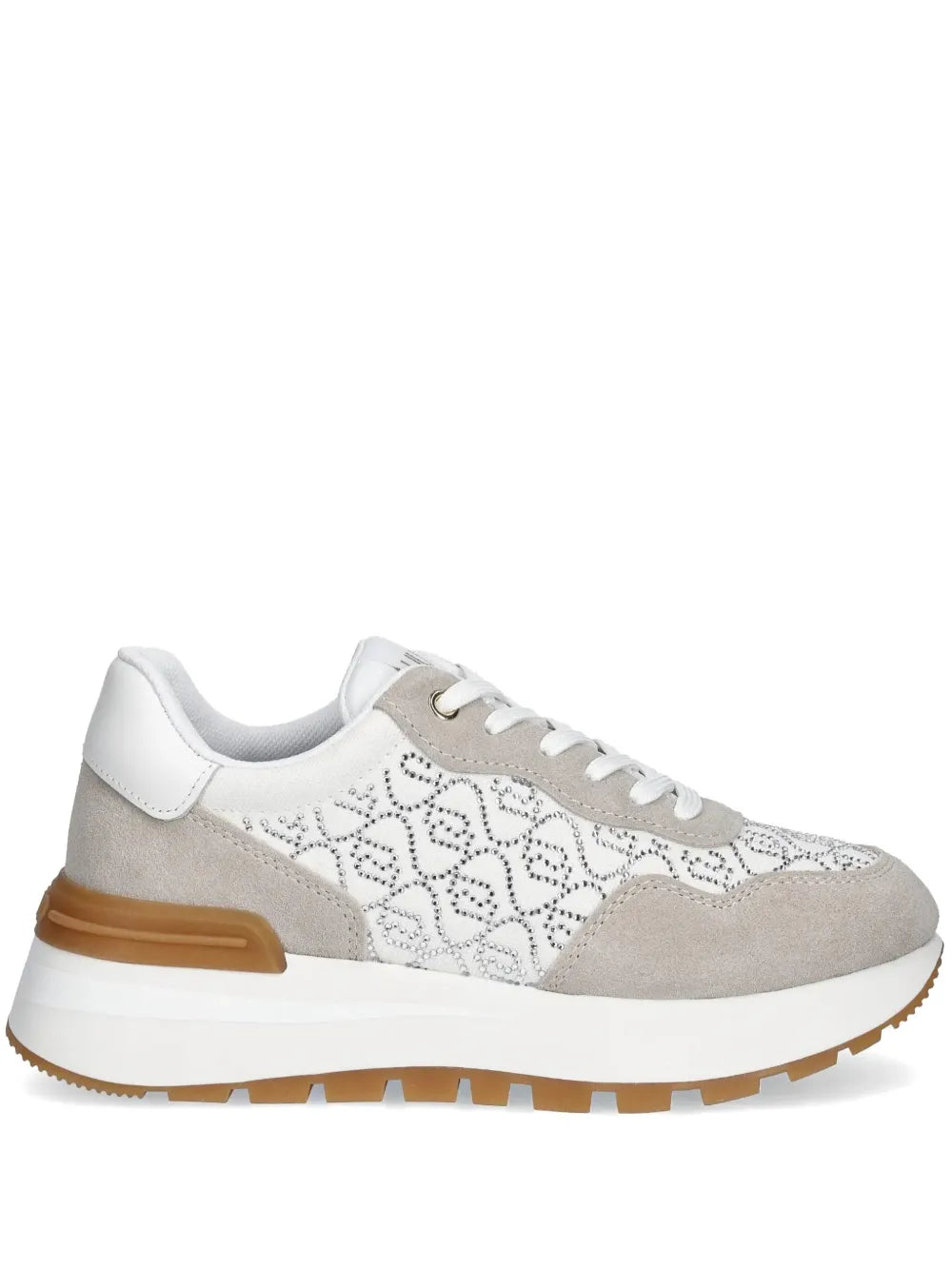 LIU JO logo-rhinestone sneakers