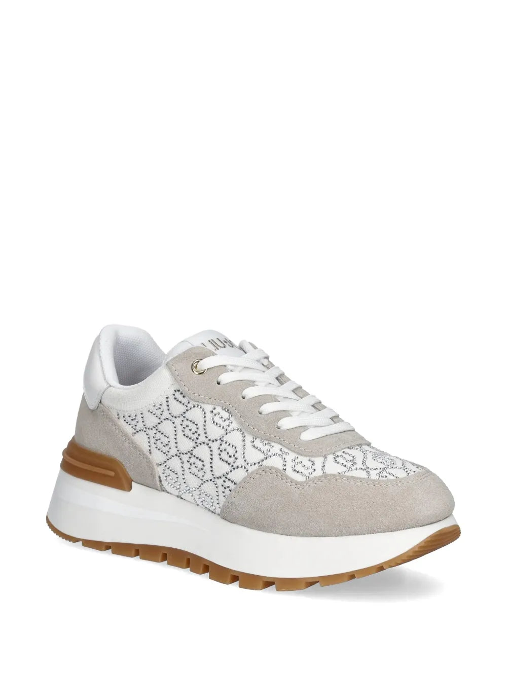 LIU JO logo-rhinestone sneakers