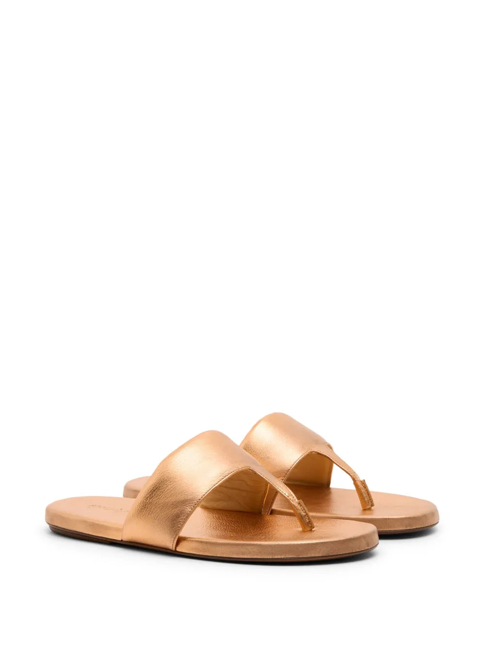 Marsèll platinum foil sandals 