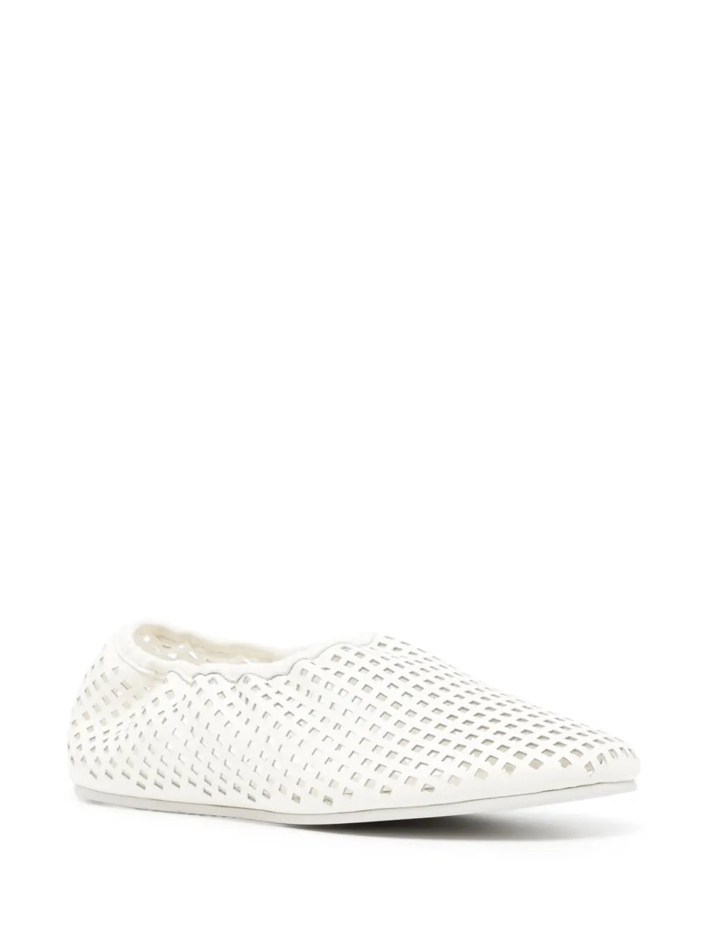 St. Agni perforated ballerina shoes