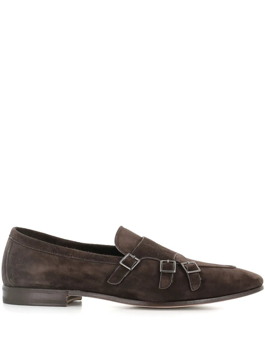 Henderson Baracco suede Monk shoes