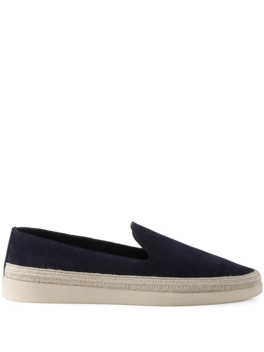 Prada suede loafers