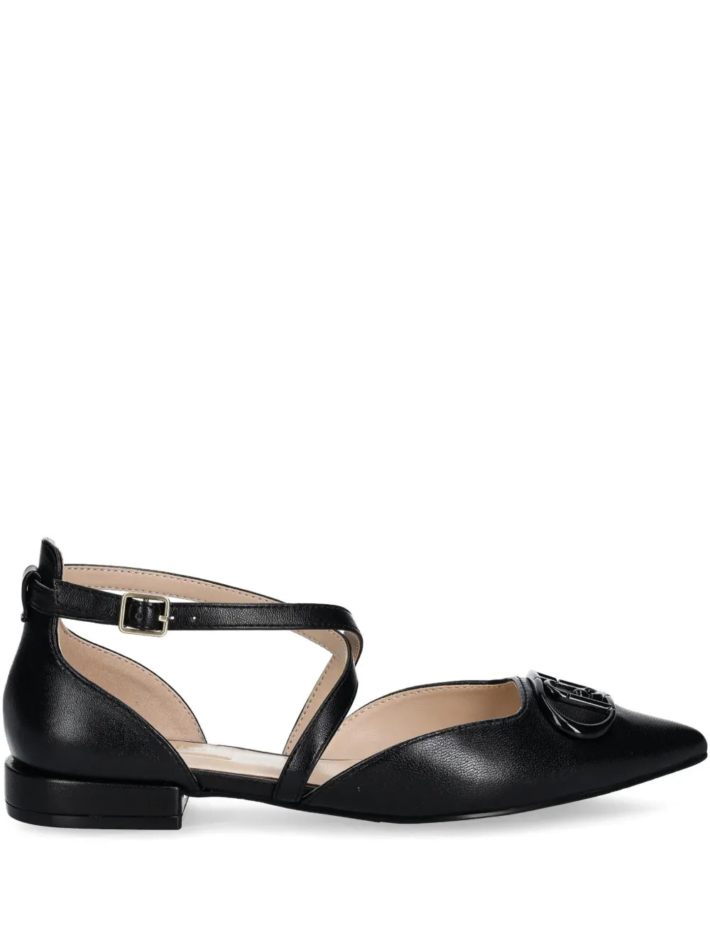 LIU JO maxi-logo ballerina shoes