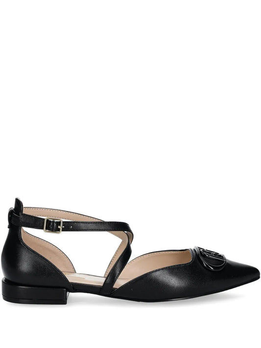 LIU JO maxi-logo ballerina shoes