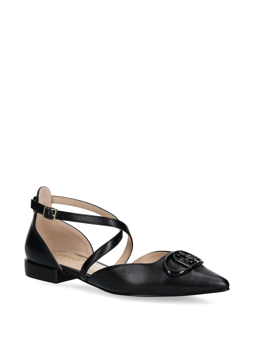 LIU JO maxi-logo ballerina shoes