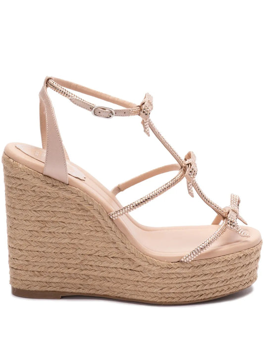 René Caovilla 100mm bow-detailed espadrilles