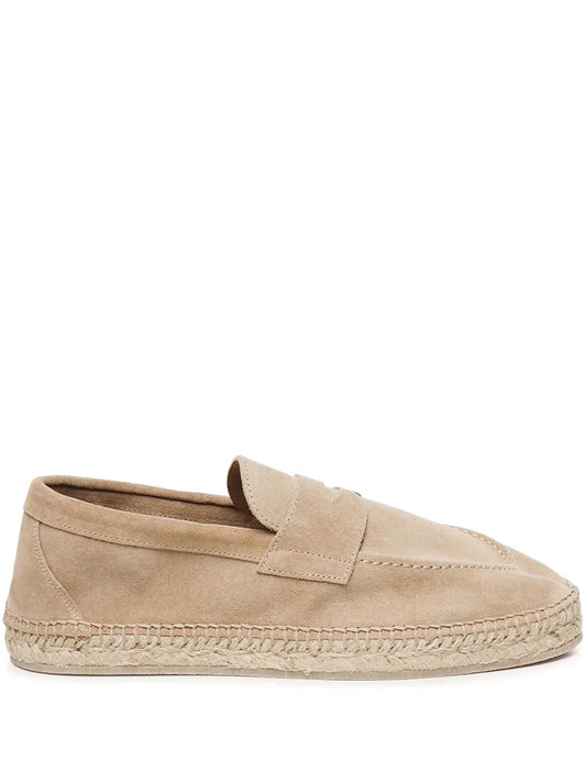 Eleventy suede espadrilles
