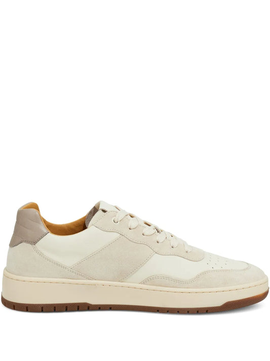 Boggi Milano leather trainers
