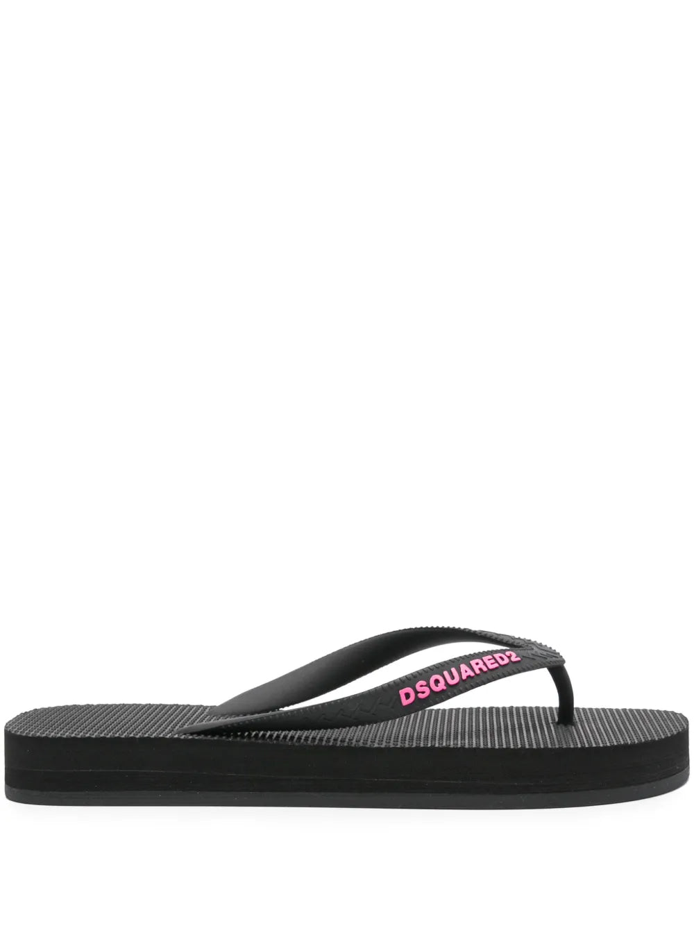 DSQUARED2 logo flip flops