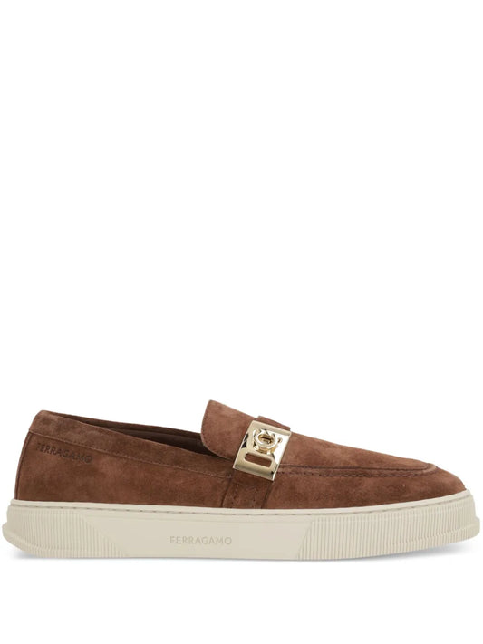 Ferragamo suede loafers