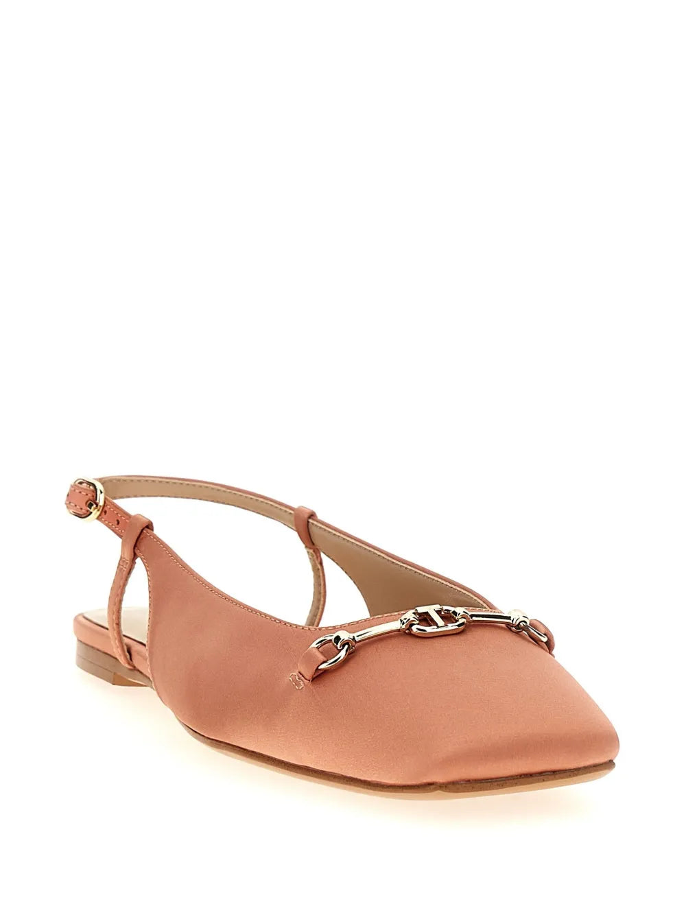 TWINSET square-toe ballerina shoes